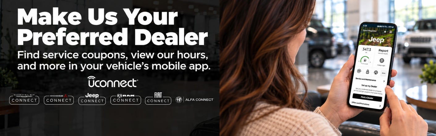 uconnect® make us your preferred dealer | Hibbing Chrysler Center LLC in Hibbing MN