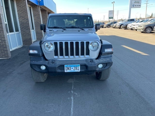 Certified 2019 Jeep Wrangler Unlimited Sport S with VIN 1C4HJXDN1KW668503 for sale in Hibbing, Minnesota