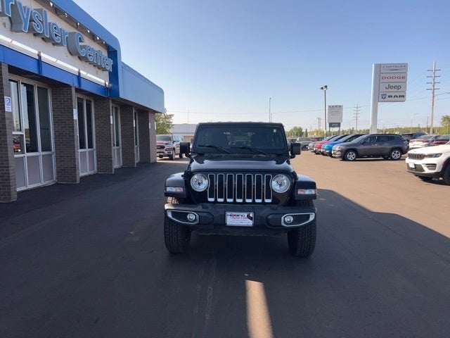 Used 2021 Jeep Wrangler Unlimited Sahara with VIN 1C4HJXEN6MW552098 for sale in Hibbing, Minnesota