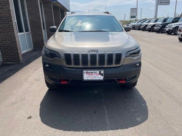 Certified 2021 Jeep Cherokee Trailhawk with VIN 1C4PJMBX3MD124565 for sale in Hibbing, Minnesota