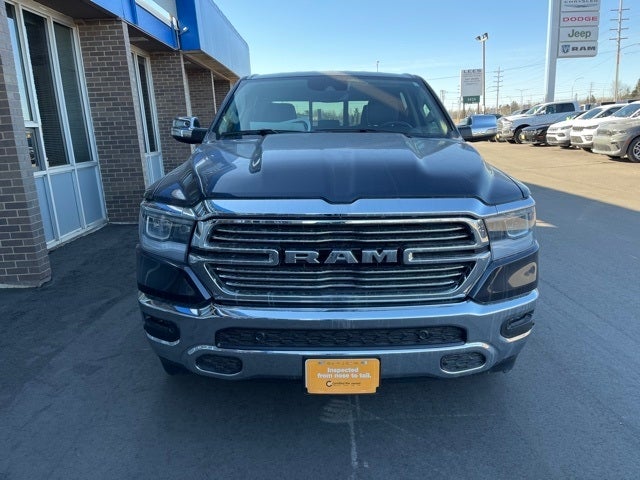 Certified 2021 RAM Ram 1500 Pickup Laramie with VIN 1C6SRFRT2MN659146 for sale in Hibbing, Minnesota
