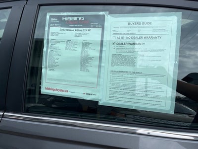 2023 Nissan Altima 2.5 SV