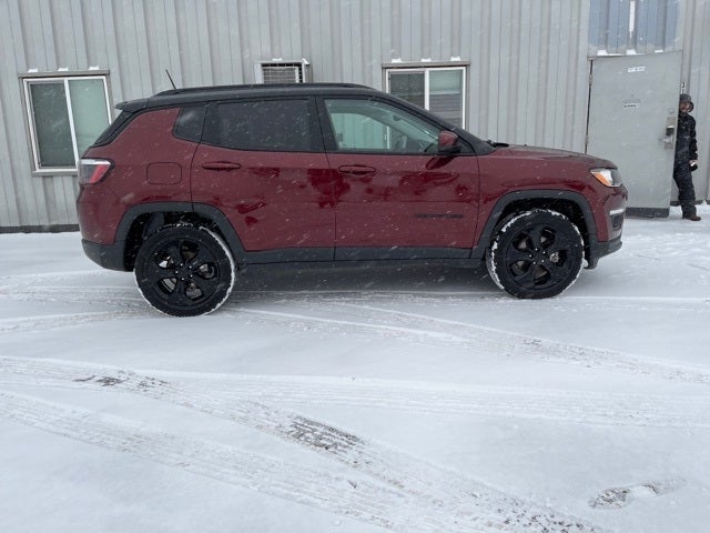 Certified 2021 Jeep Compass Altitude with VIN 3C4NJDBB5MT595414 for sale in Hibbing, Minnesota