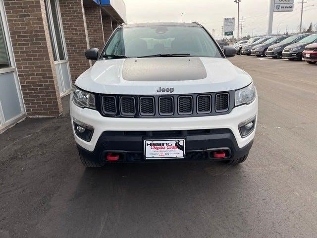 Certified 2021 Jeep Compass Trailhawk with VIN 3C4NJDDB8MT589894 for sale in Hibbing, Minnesota